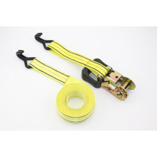 4′′ Winch Strap and Ratchet Tie Down with Flat Hook